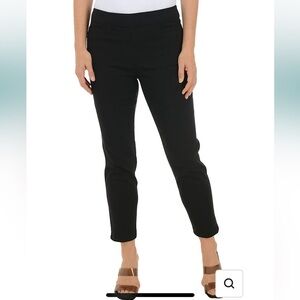 NWT Zac & Rachel Ultimate Fit Pull-On Ankle Pant Black Size 6